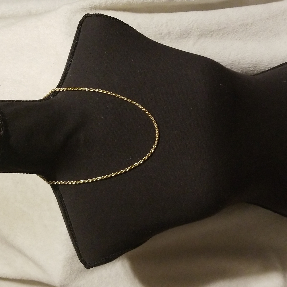 San Tropez 14KGP Rope Chain Necklace